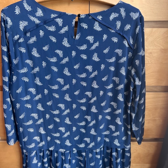 Sezane x Madewell Silk Feathers Dress with Pockets - like new without tags - Picture 2 of 6